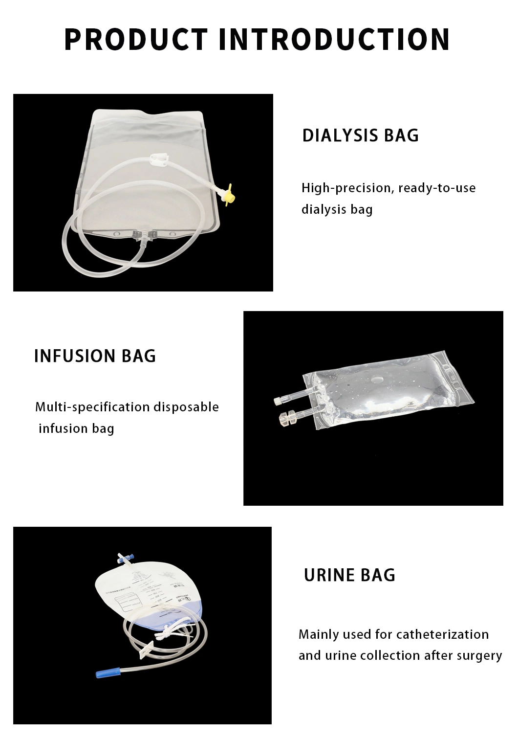 Hot Sale Dispodable Infusion Bag and Dosing Plug/Infusion Bag Dosage Stopper