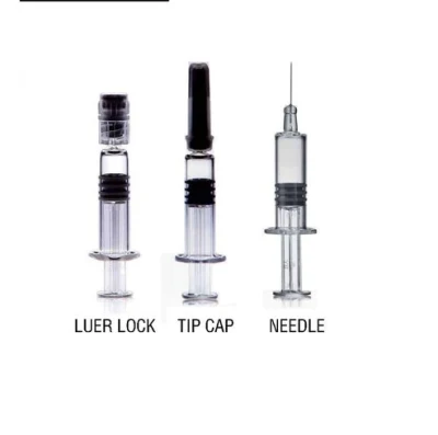 Seringa de vidro 1ml Seringa pré-cheia 2ml Seringa de vidro pré-cheia 2ml