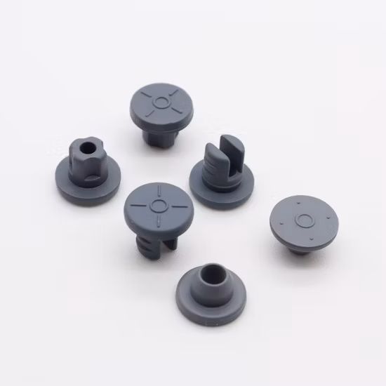 13mm 20mm 32mm Rolha de borracha bromobutil farmacêutica para injeção ou frasco de infusão